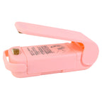 7675 Mini Sealing Machine Plastic Bag Sealer Portable Mini Super Seal Packing Plastic Bag Tool Sealing Machine Hand Held Heat (1pc)