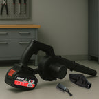 Multi-purpose Home And Garden Air Blower And Suction Vacuum Combo Kit With Collection Bag For Easy Cleaning