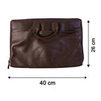 Leather Laptop Bag  Stylish  Durable Office Briefcase