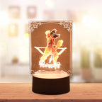 Beautiful 3d Lord Shree Ram Frame With Soft White Light (1 Pc)