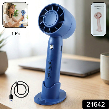 Rechargeable Mini Handheld Fan (1 Pc)