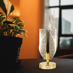 Luxury Crystal Table Lamp With Usb Charging (1 Pc)