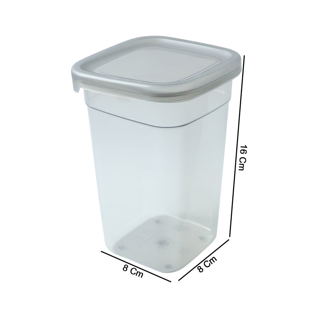 Plastic Multipurpose Kitchen Storage  Fridge Container (1200 Ml 6 Pc)